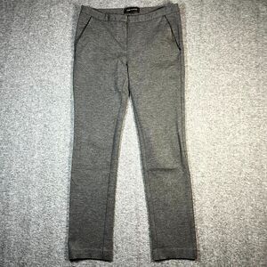 KOBI HALPERIN gray ponte knit dress pants zip pockets Womens 6 Work Career